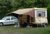 camping les plages de beg leguer, bretagne, emplacement de camping